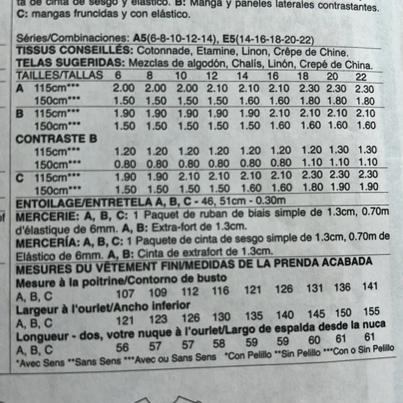 McCall Sewing Pattern - Top M8026 - Picture 4 of 8